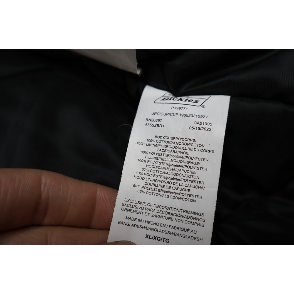 Dickies Jacket Mens XL Brown Canvas Quilted Lining Rugged Durable Winter Utility - Picture 6 of 15